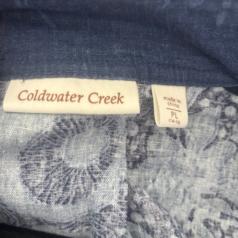 Coldwater Creek lightweight jacket, size petite large - Picture 3 of 6